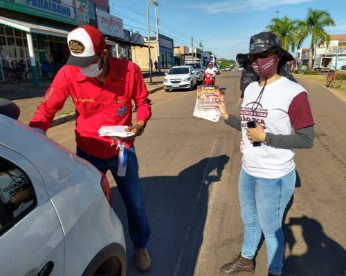 Secretaria Municipal de Meio Ambiente e SEDAM realizam campanha para prevenção de queimadas no município de Alvorada do Oeste